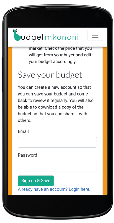Save your budget